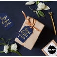 thumbnail image 4 of Inkdotpot Hugs And Kisses From The New Wedding Bottle Tag Real Gold Foil Favor Hang Tags Pack Of 100, 4 of 6