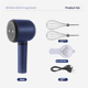 thumbnail image 2 of Batidora de mano inalámbrica de dos varillas, batidora eléctrica recargable por USB, batidora eléctrica de mano de 3 velocidades, batidora de huevos para hornear, 2 of 8