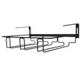 thumbnail image 3 of Wine Glass Rack, Multipurpose Wine Glass Hange Under Cabinet Iron Adjustable  For Kitchen, 3 of 8