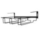 thumbnail image 5 of Ratina de Almacenamiento de Vidrio de Vino Ajustable Iron 3 Ranuras Debajo del Gabinete Soporte de Colgilla de Copa de Vino para Barra de Cocina, 5 of 7