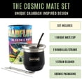 thumbnail image 2 of Taza para yerba mate MADFLOW de acero inoxidable con 2 bombillas, 2 of 7