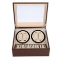 thumbnail image 2 of Peahefy Electric Watch Winder,Watch Winder for 4 Automatic Watches + 6 Grids Watch Storage Case Quiet Motor Multiple Rotation, Watch Winder Box, 2 of 8