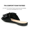 thumbnail image 4 of Journee Women's Serlina Tru Comfort Bow Slide Sandals, Wide Width Available, 4 of 7