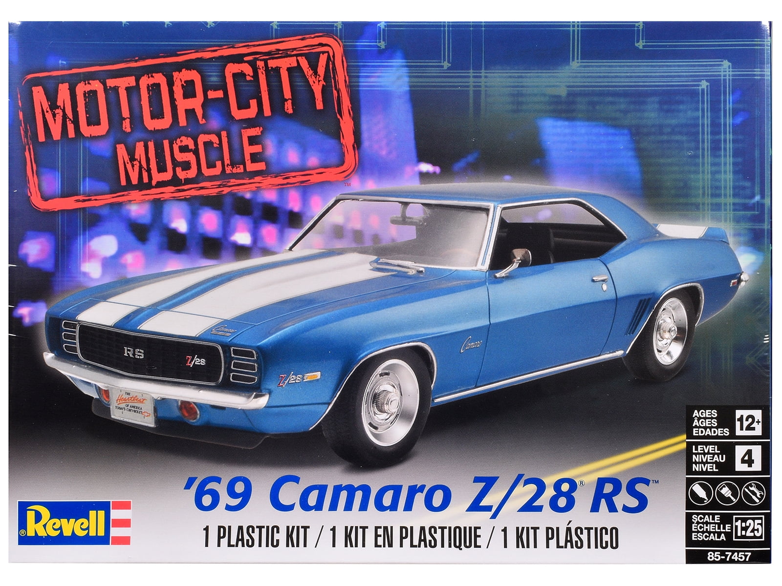 Revell Car Build: '69 Camaro Z/28 1:25 Scale Plastic Model Kit