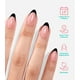 thumbnail image 5 of Uñas Postizas GJZEZ Punta Francesa Negra Almendra Set de 32 Piezas, 5 of 9