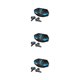 thumbnail image 3 of Kearding Auriculares para juegos Low Delay Manos libres Auriculares compatibles con Bluetooth Cancelación de ruido Bass Auriculares Type1 NO1, 3 of 6
