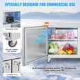 thumbnail image 6 of VEVOR 60" Commercial Sandwich & Salad Prep Table - 16.4 Cu. Ft. Refrigerated Countertop, 6 of 11