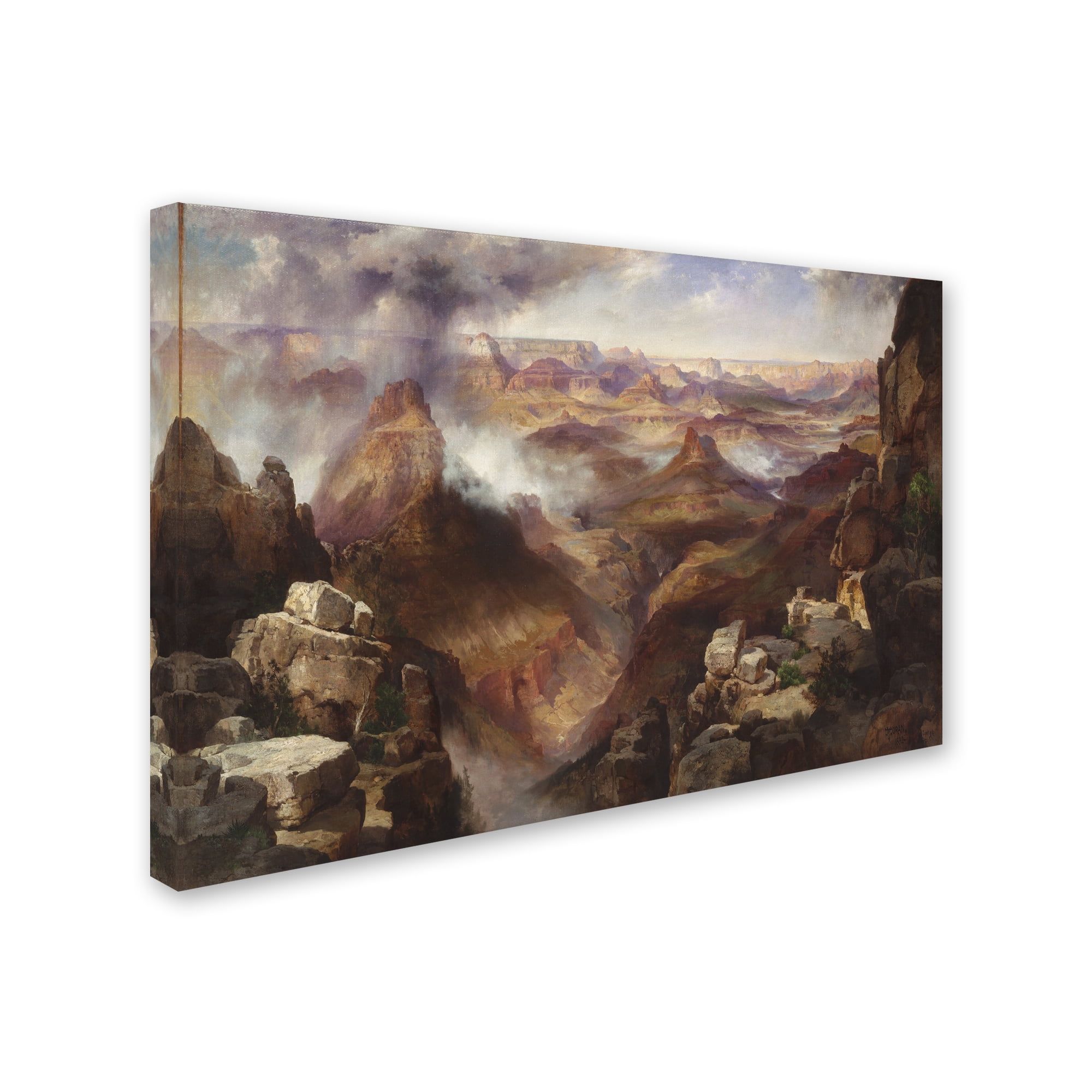 Trademark Fine Art 'Grand Canyon' Canvas Art by Thomas Moran