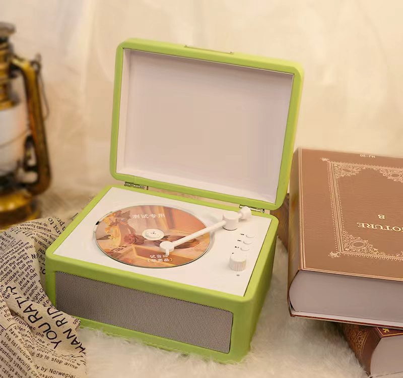 Portable CD Player with Built-in Speaker, Wireless Audio Device with USB Playback and Rechargeable Battery