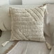 thumbnail image 2 of Fundas de cojín decorativas estilo bohemio de 43 x 43 cm (17 x 17 pulgadas), a rayas, para sofá, cama, sala de estar, decoración del hogar. Tela de lino con textura, cierre de cremallera, color, 2 of 6
