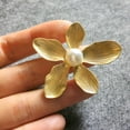 thumbnail image 4 of Xinyolin Five Petal Flower Brooch Fashionable Vintage Beautiful Charming Delicate Elegant Brooch Women Accessories, 4 of 7