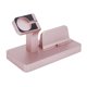 thumbnail image 5 of sweethay Nueva base de carga 2 en 1 Base de carga Reloj inteligente Soporte de carga del teléfono Puerto USB Estación de carga, oro rosa 2Conjunto, 5 of 6