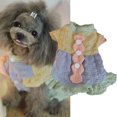 thumbnail image 4 of Reheyre Eye-catching Vibrant Color Puppy Clothes - Polyester Summer Pet Dog Princess Dress - for Puppy Shop, 4 of 8