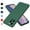 darkgreen, variant on for Apple iPhone 11 Shockproof Silicone Ultra Slim Fit Phone Case with Soft Anti-Scratch Microfiber Lining, Enhanced Camera Protection, Supports Wireless Charging, black