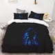 thumbnail image 2 of Juego de edredón de 3 piezas con estampado digital 3D de Sonic, suave, textil para el hogar, 100 % poliéster, tamaño king, decoración para dormitorio, regalo para adolescentes, 2 of 5