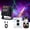 Plug in Stage Light, variant on AGCAN Halloween Party Lights, Stage Laser Strobe Lights, DJ Disco Lights with Remote Control and Sound Activated, for KTV Pub Club Dance Birthday Christmas Party