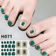 thumbnail image 2 of Ashosteey Foot Stickers Foot Nail Stickers Waterproof For Female DIY Nail Decoration Art, 2 of 2