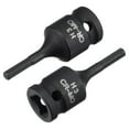 thumbnail image 1 of Unique Bargains 3mm Impact Hex Bit Socket, 1/4' Square Drive 35mm Length CR-MO Metric Sizes 2 Pack, 1 of 5