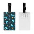 thumbnail image 2 of PAYOHTO Luggage Tags for Suitcases Cute Dolphin and Clown Fish Sea PVC Lable for Travel Bag, 2 of 7