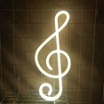 thumbnail image 1 of Neon Sign LED Music Note Neon Light Battery/USB Powered Colorful Neon Lamp Wall Mounted Music Note Nightlight Decorative Table Light for Birthday Bar Christmas Party, 1 of 9