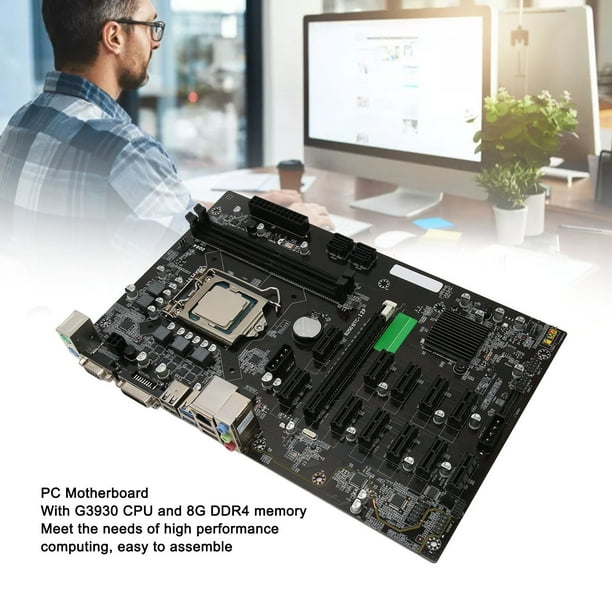 Motherboard CPU Combo, 8G DDR4 Gaming PC Motherboard PCB For