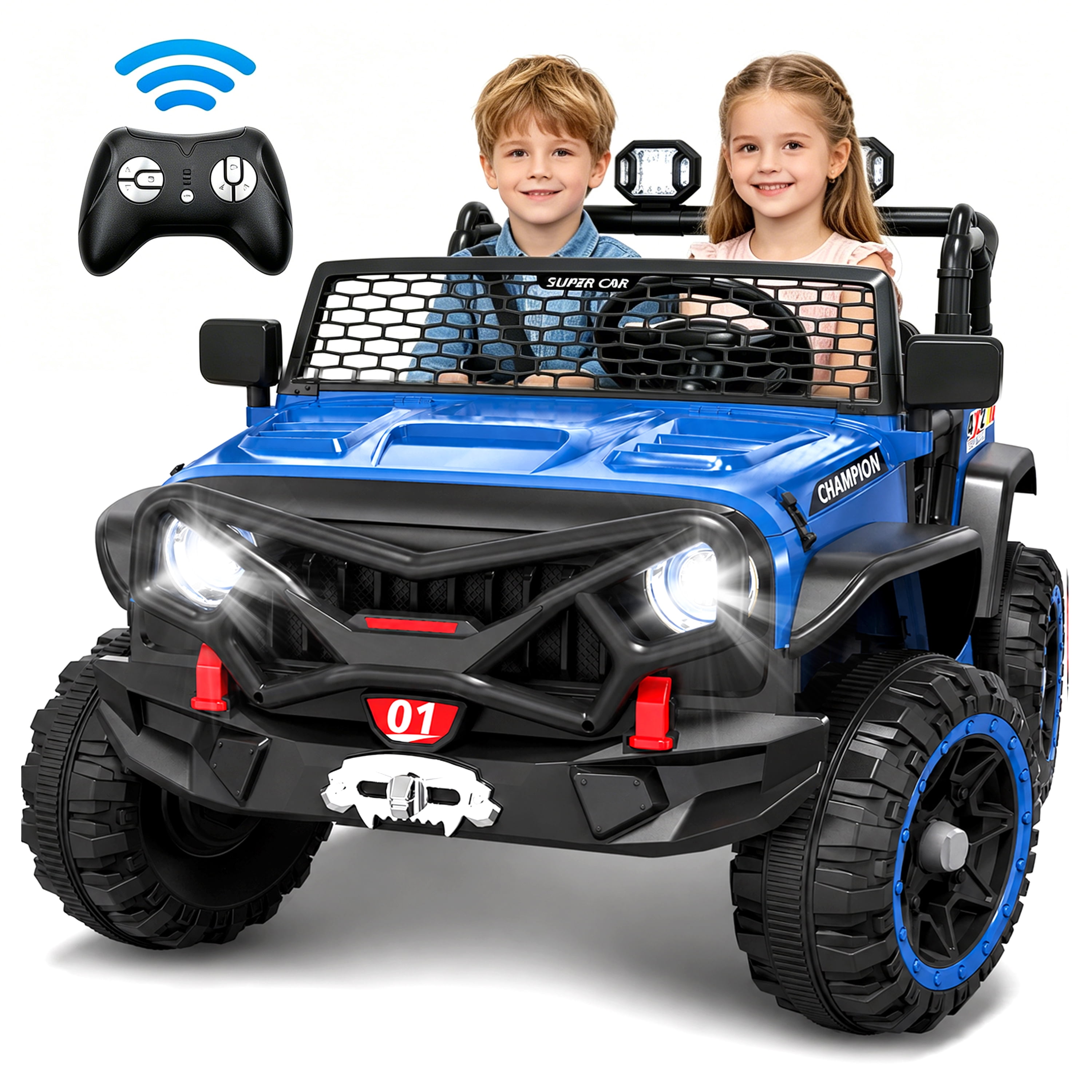 Licensed Toyota 24V 2 Seater Ride on Toys, Powered Ride on Truck
