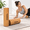 12 in x 4 in Cylindrical, variant on 17.8 in x 4 in Cylindrical Cork Exercise Roller, Sustainable Fitness Tool