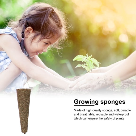 Goowood Grow Sponges Replacement Seed Pods 20pcs Hydroponic Sponges for Indoor Hydroponics Growing System Rooting and Seed Starter Pods