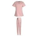 thumbnail image 1 of Milaget Female Scrub Set, V Neck with Multi Pockets, Slim Fit, Nurse Comfortable L, 1 of 8