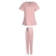 thumbnail image 1 of Conjunto de uniforme médico Zulema Blusa y pantalones médicos rosado para mujer, 1 of 8