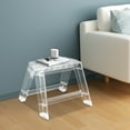 thumbnail image 3 of Portable Step Ladder, Step Stool for Adults, Clear Stool for Indoor Outdoor Library Kitchen (15.4*15.35*11.6in), 3 of 9