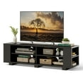 thumbnail image 1 of Mueble de TV Costway para televisor de hasta 65 pulgadas negro con Estantes ajustables, 1 of 4