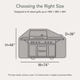 thumbnail image 2 of Covermates Island Grill Cover - 74 Inch, Weatherproof BBQ Protection, Durable Polyester, 2 of 7