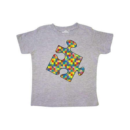 

Inktastic Jigsaw Patterned Jigsaw Piece Gift Toddler Boy or Toddler Girl T-Shirt