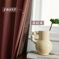 thumbnail image 4 of DriftAway Velvet Blackout Curtains Rose Room Darkening Curtains 102 Inches Long 2 Panel Set Super Soft luxury Thermal Insulated Drapes for living room Back Tab and Rod Pocket Dusty Rose 52 inch wide, 4 of 8