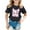 Black, variant on LRen Toddler Girls Easter Shirt Bunny Short Sleeve T-Shirt Loose Easter Day Tee Shirt Tee for Boys & Girls