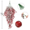thumbnail image 4 of zhmrfg Simulation Admiralty Willows Hanging Plants, 31.5in Artificial Greenery, Faux Flower Vines for Wedding, Garden, Home Decor, Balcony, Patio, and Porch Decoration, 4 of 8