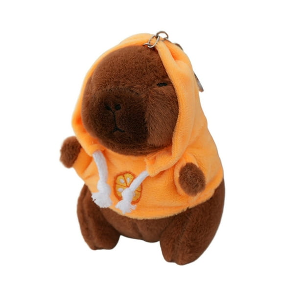 AOOOWER Lovely Capybara Pendant Plushie Toy for Desktop Ornament Keychain Bag Hanging