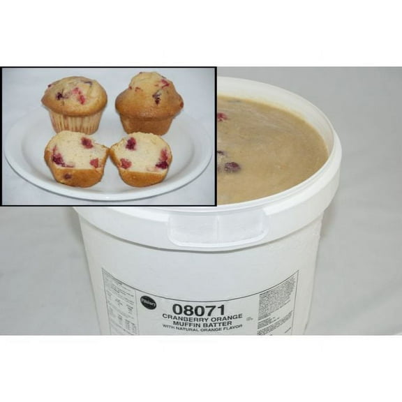 General Mills Pillsbury Cranberry Orange Muffin Batter, 18 Pound - 1 each.