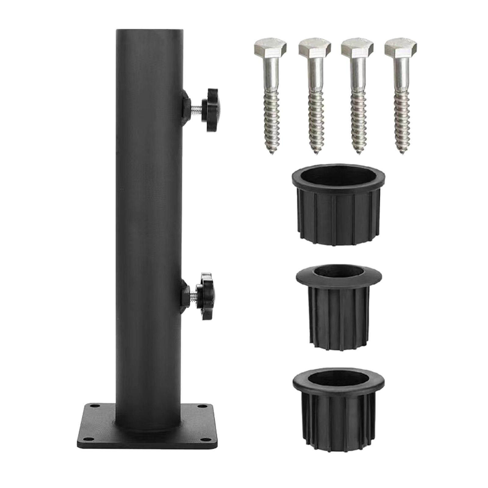 Deck Umbrella Stand Parasol Umbrella Mount Parts Easy to Install Table Umbrella Base Umbrella Clamp for Beach Pontoons Garden