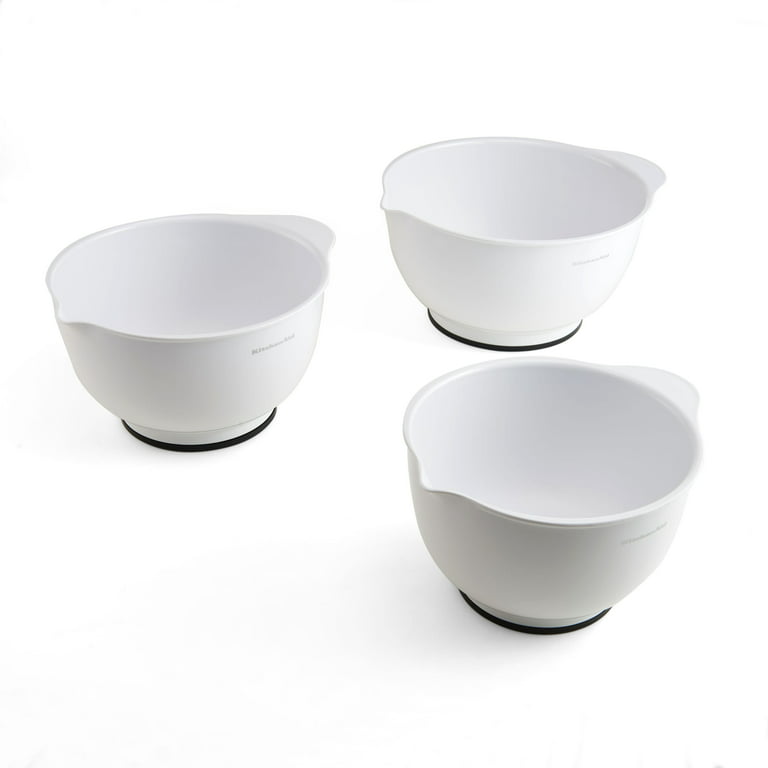 iSi Flexible Mixing Bowl Set, 3/Pack, White, #PPIFMB3W