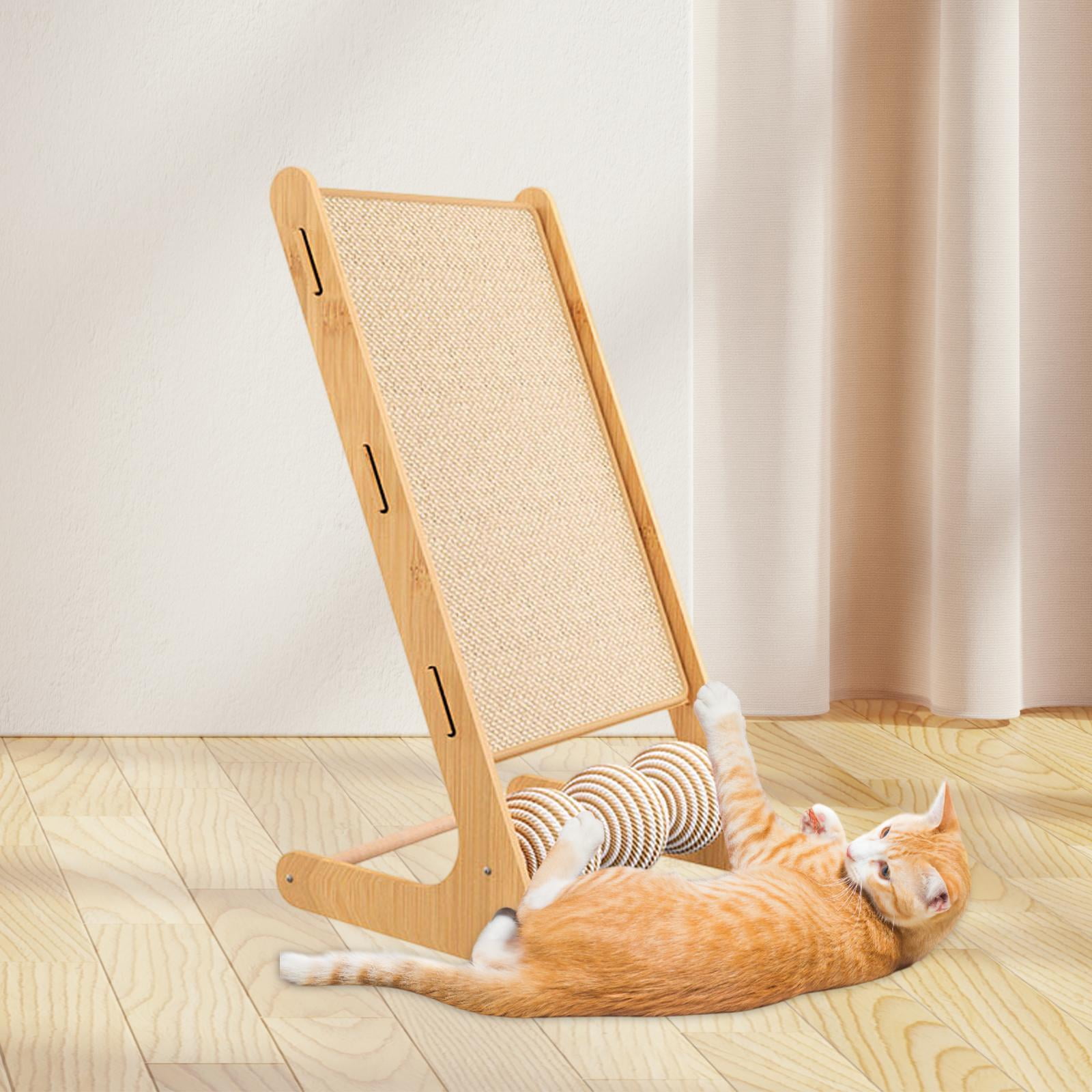 Bothyi Cat Scratching Board Cat Interactive Toy Playing Resting Stylish Grind Claws for Top Balls
