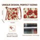 thumbnail image 3 of Bolso bandolera Signare para tapicería estilo Sling-pop con flor de amapola, 3 of 6