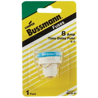 Cooper Bussmann BP/TL-A Time Delay TL Plug Fuse 3 Pack Assorted