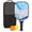 Black-3, variant on Pickleball Paddles Set Of 1, Fiberglass Surface, Liquid & Marble Print, 1 Paddles, 2 Balls & Bag