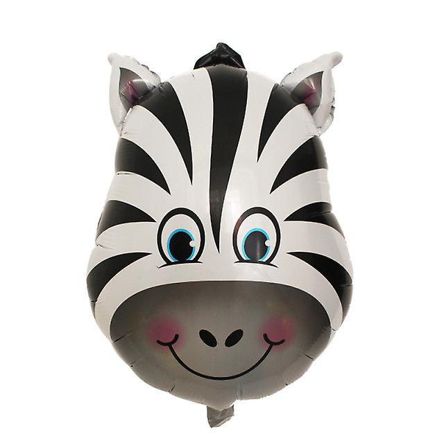 Dww-chiffres 2 - Ensemble de Ballons Tête d'Animal Thème Animal Enfants Anniversaire Fête de Bain Ballons en Aluminium
