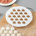 thumbnail image 7 of 19 Hole Dumpling Maker, Large Dumpling Press Kitchen Tool for Homemade Dumplings and Wontons, Easy to Use Dumpling Artifact with Quick Fill and Seal Design for Family Cooking and Meal Prep Blahzhy, 7 of 7