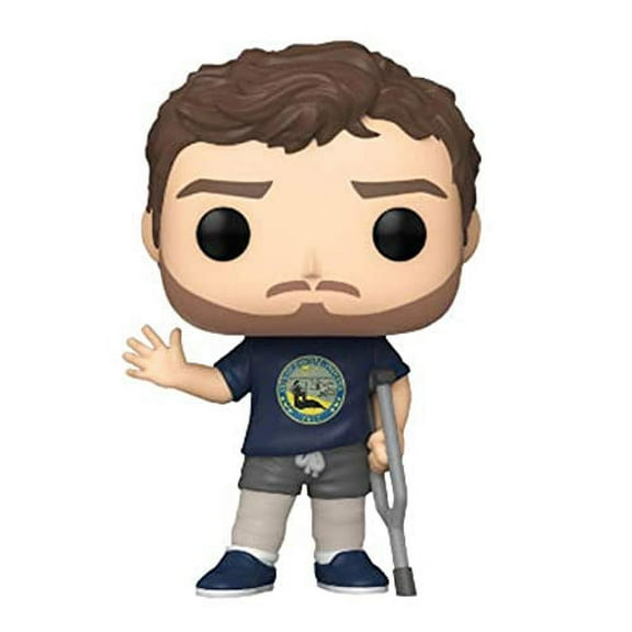 Funko POP Television Parks and Recreation Andy in Leg Casts 1155 Vinyl Figure