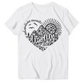 thumbnail image 4 of Women Summer Tops Women Adventure Awaits Outdoor Graphic Tee Shirt Kindness Heart Printed Hike Nature Travel Shirt Workout Tops Womens Short Short Sleeve Girl Long Sleeve T Tunic for White 2XL, 4 of 4