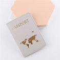 thumbnail image 1 of Funda de pasaporte con letras para hombre y mujer, funda de viaje para pareja, boda, CH43, nuevo mapa, 1 of 4